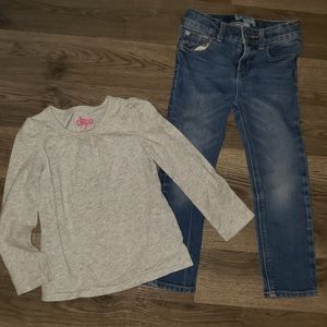 4 Years BabyGap Skinny Jeans & free shirt
